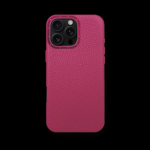 iPhone Case 16 / Full-Grain Leather - Orchidea